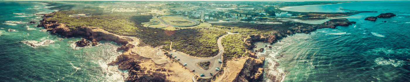 Beautiful panoramic view of Warrnambool, one of our top flower delivery locations from Warrnambool florists.