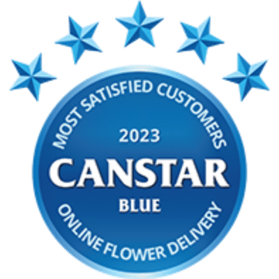 Best Flower Delivery Australia Award - Canstar Blue 2023. Offering the Best flowers Australia has to offer.